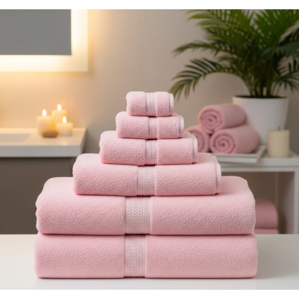Pack of 6 Cotton Candy Towel